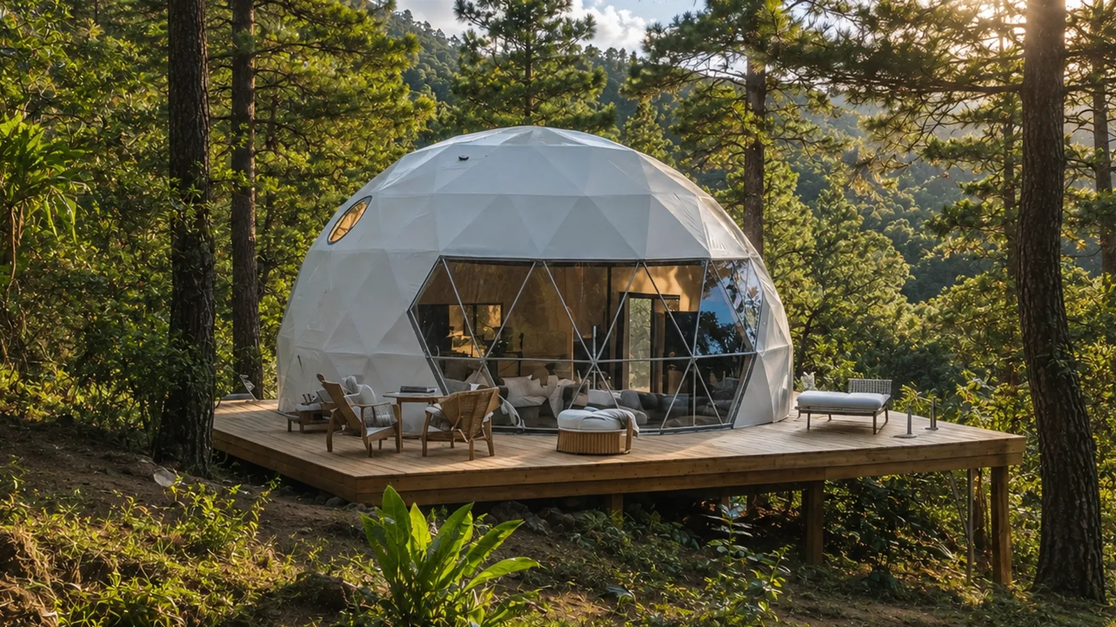 Nova glamping dome in the mountains
